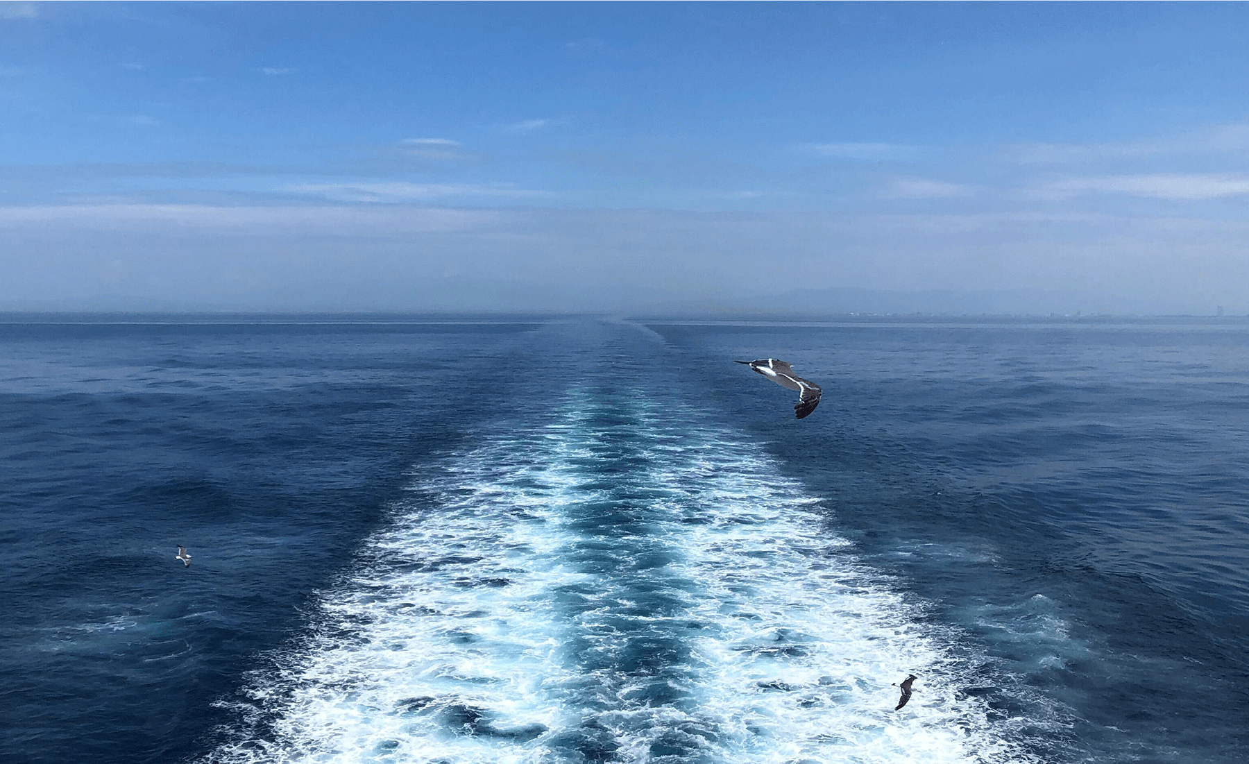 青空と新潟の海