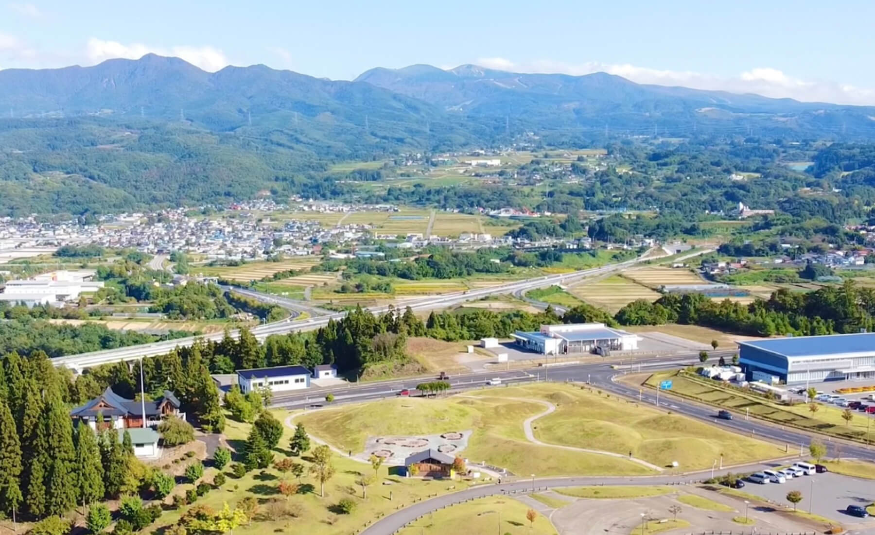 山形市ののどかな風景