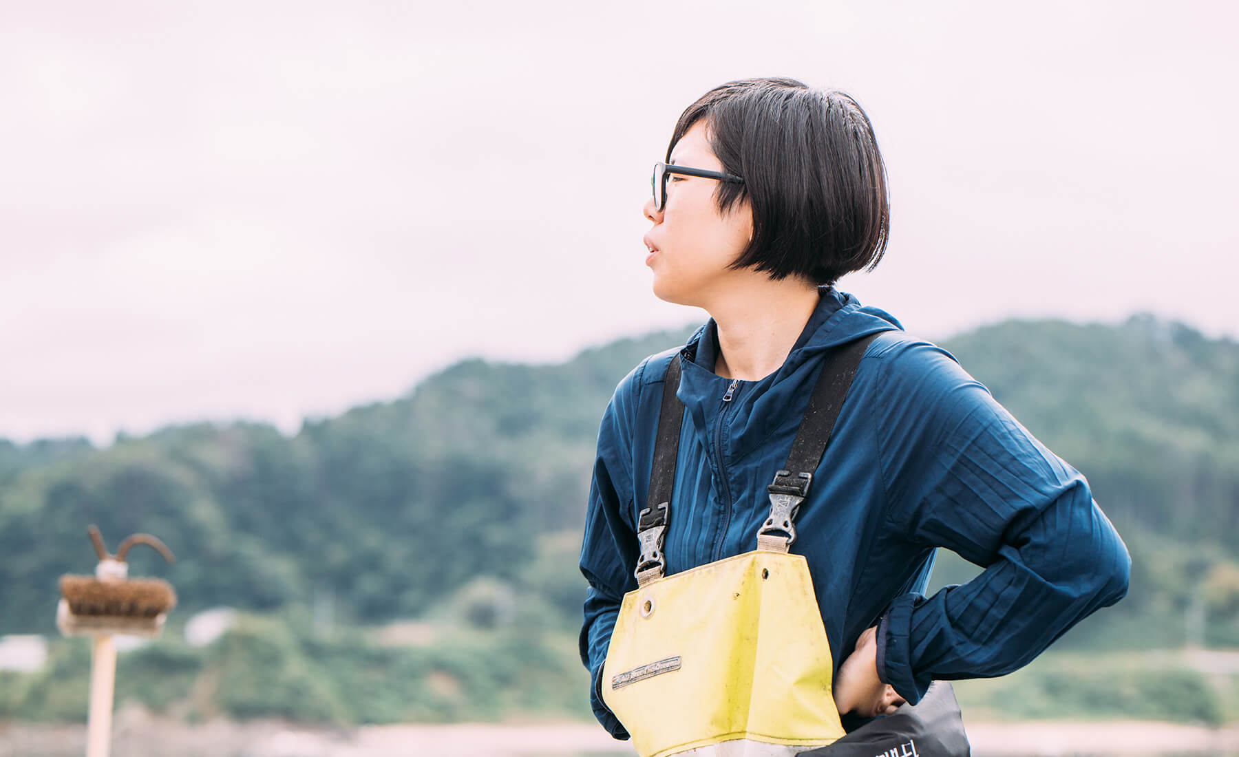 仕事中の三浦さん