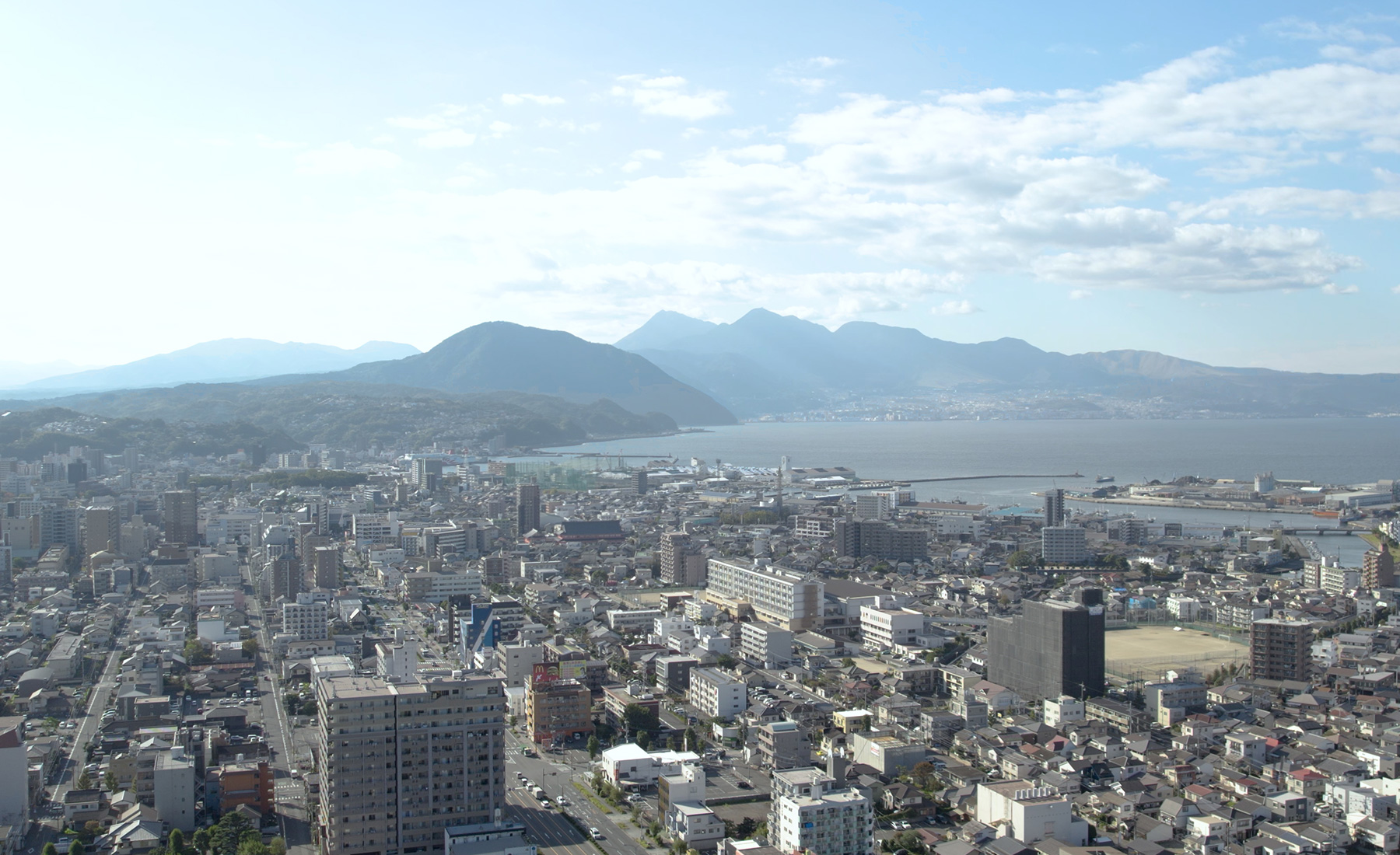 大分市の街並み