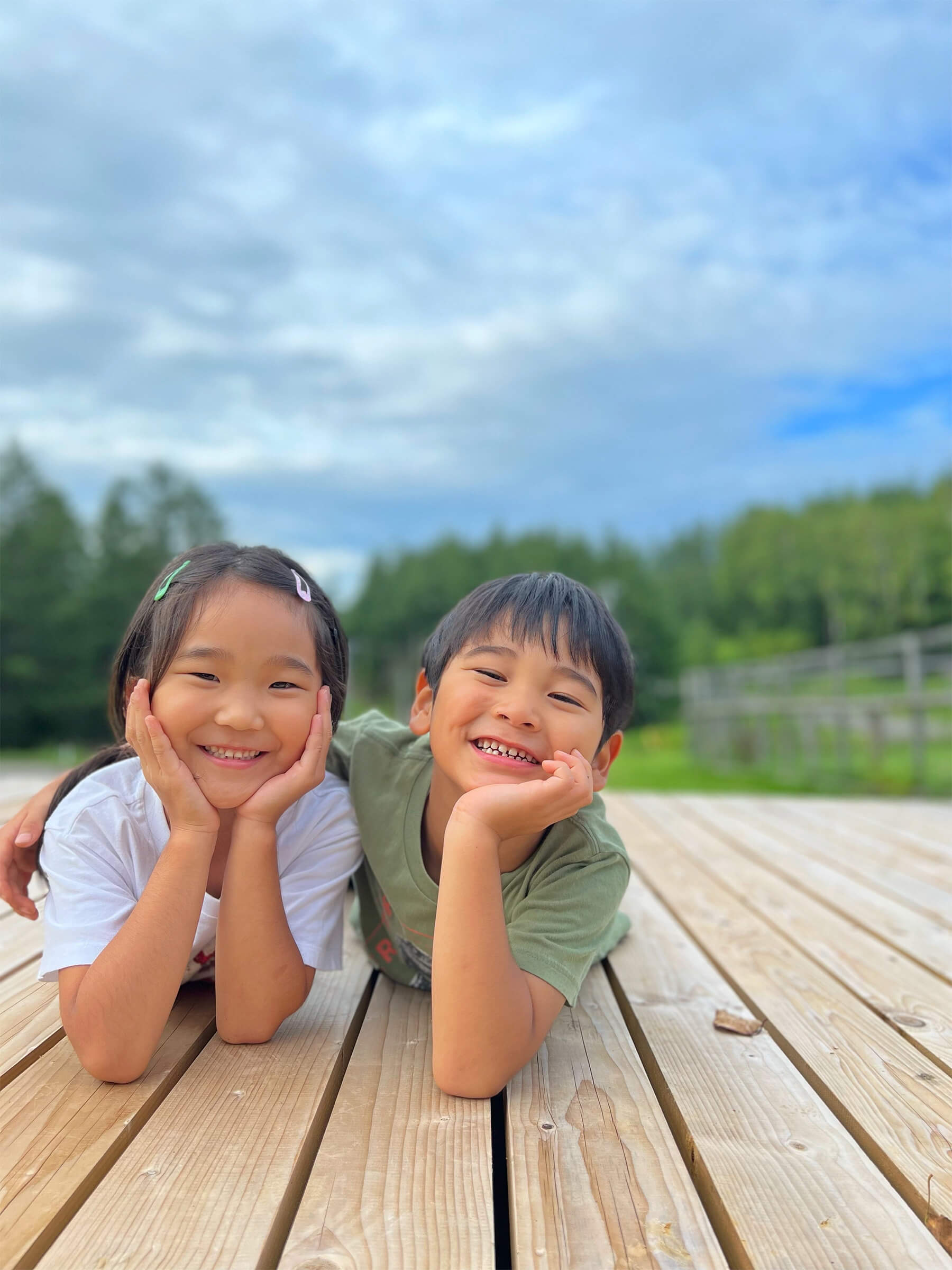 笑顔の子どもたち