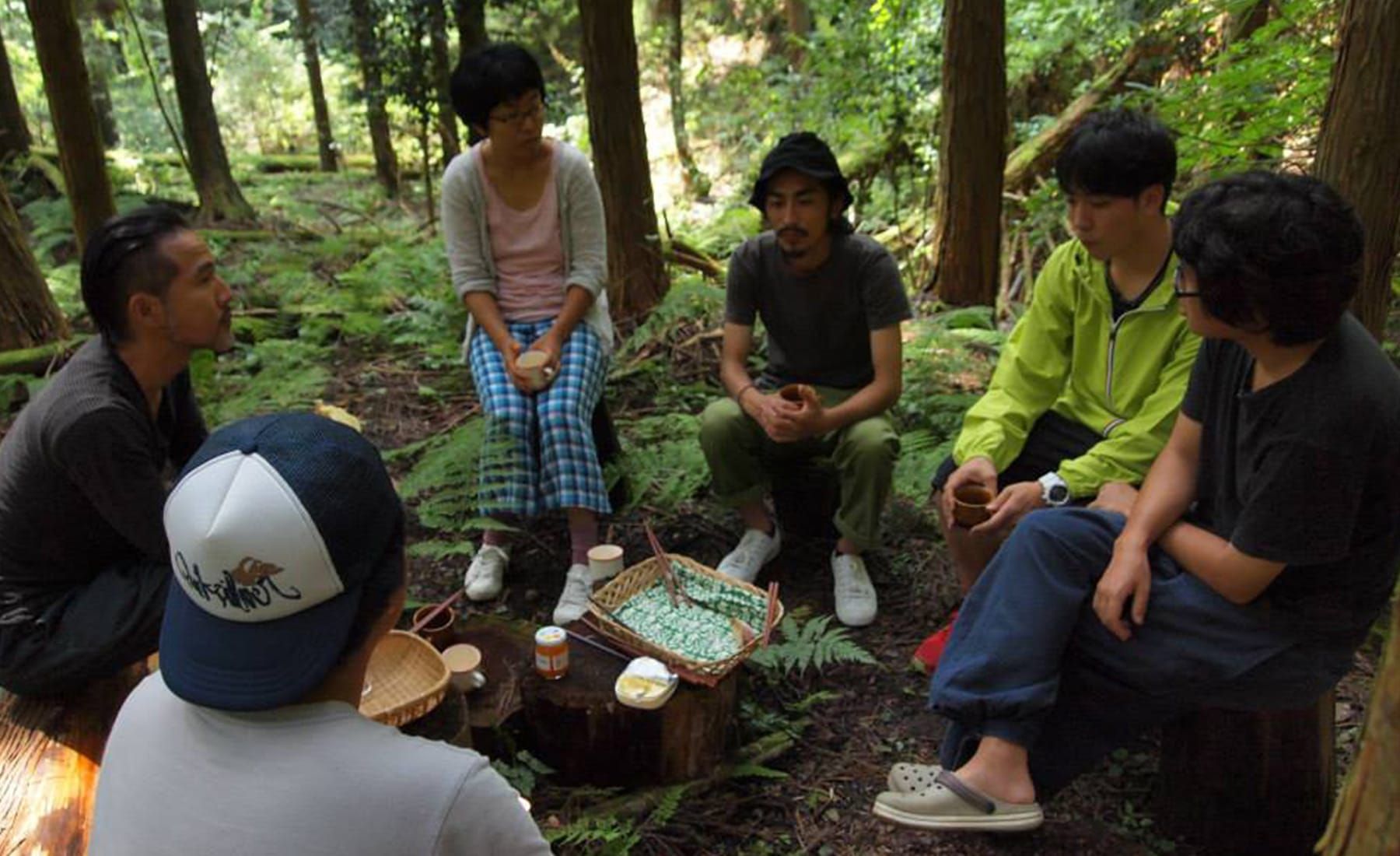 「山村ワーキングホリデー」の様子