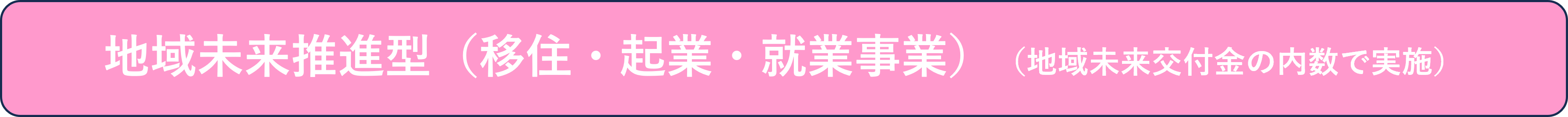 地域未来推進型（移住・起業・就業事業）（地域未来交付金の内数で実施）