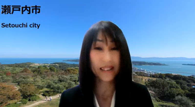 塾生代表挨拶（岡山県瀬戸内市役所 仁科さん）