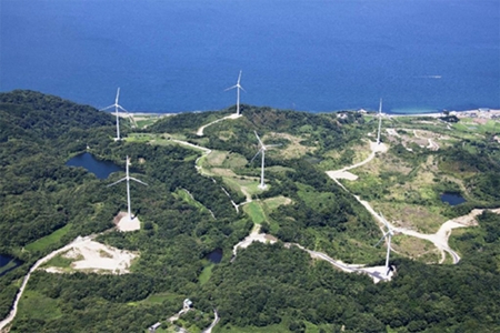 島北部の風力発電施設1