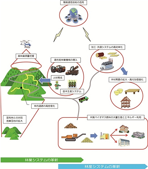 森林総合産業の構築