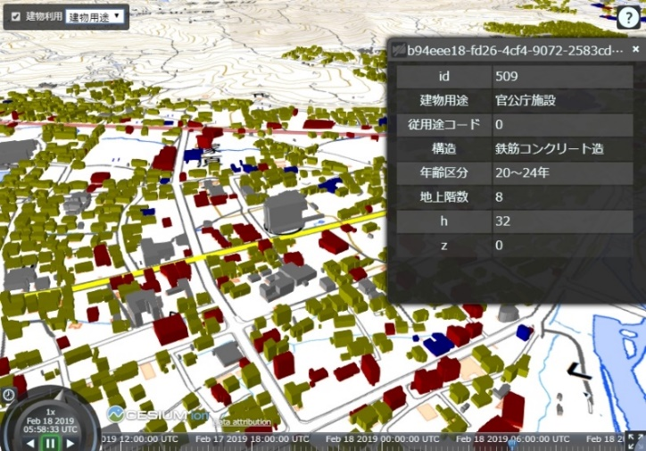 建物の表示例